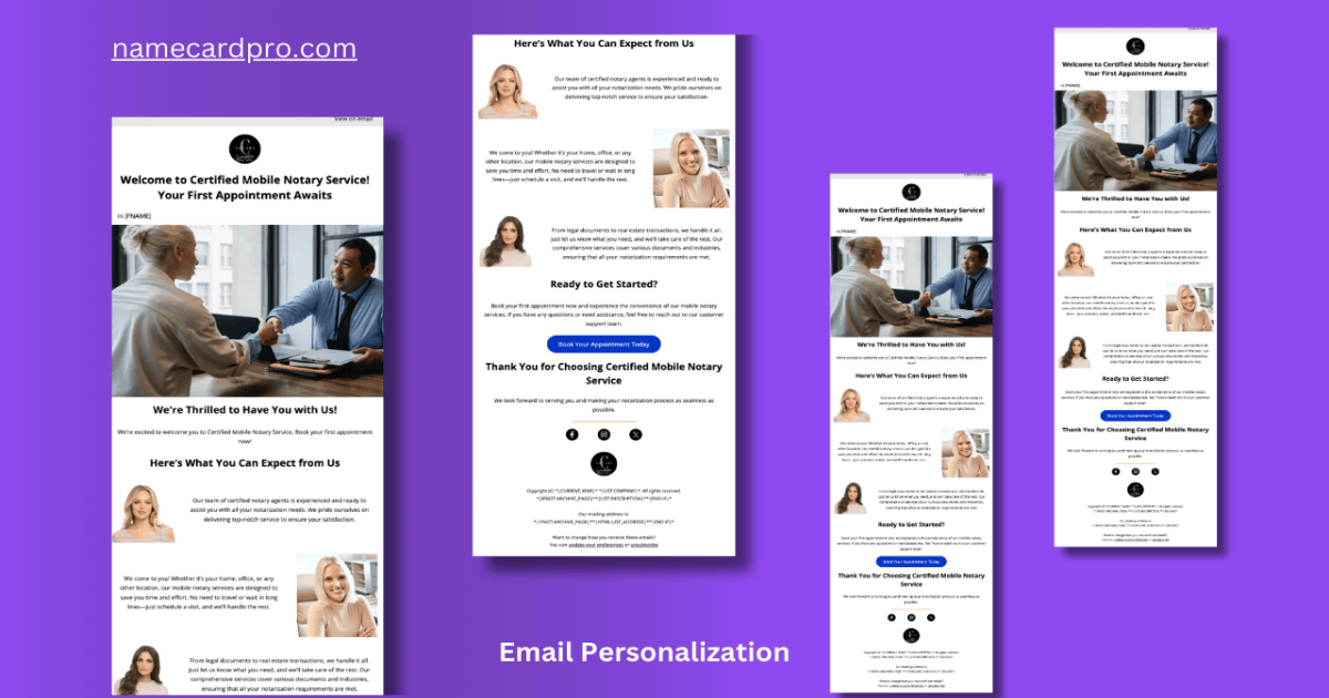 Email Personalization